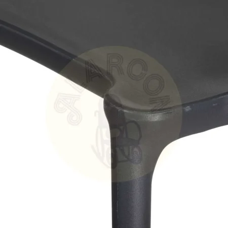Silla apilable de polipropileno gris oscuro 47x41x83.50cm - Ixia - 152642IX - foto-secundaria-3