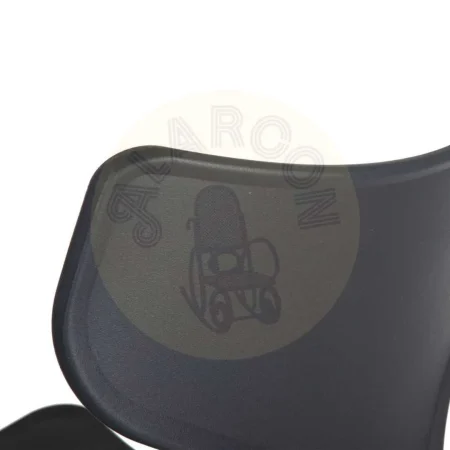 Silla apilable de polipropileno gris oscuro 47x41x83.50cm - Ixia - 152642IX - foto-secundaria-4