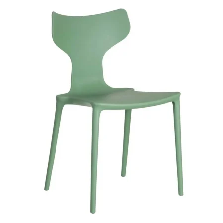 Silla apilable verde menta de polipropileno 47x41x83.50cm - Ixia - 152645IX - foto-blanco