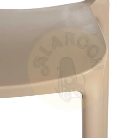 Silla apilable beige de polipropileno apta para exterior 43x43x83.20cm - Ixia - 152649IX - foto-secundaria-4