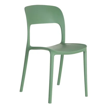 Silla apilable verde menta en polipropileno apta para exterior 43x43x83.20cm - Ixia - 152651IX - foto-blanco