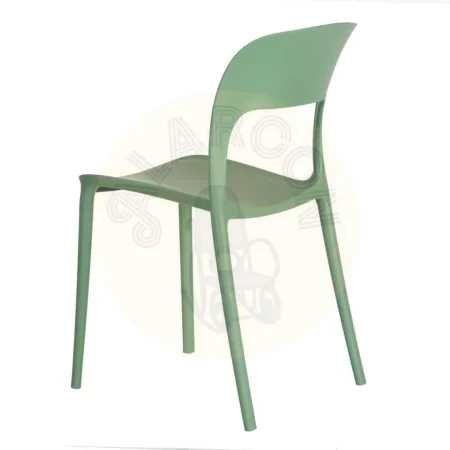 Silla apilable verde menta en polipropileno apta para exterior 43x43x83.20cm - Ixia - 152651IX - foto-secundaria-2