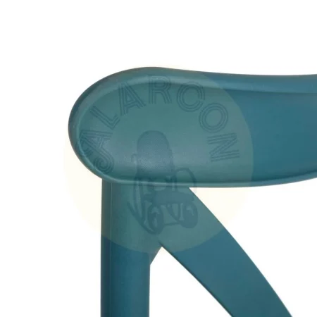 Silla apilable azul en polipropileno apta para exterior certificada EN16139 altura del asiento 46cm 48.50x43x91cm - Ixia - 152658IX - foto-secundaria-3