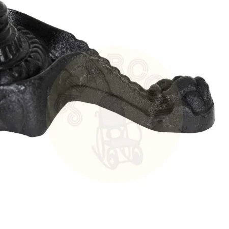 Mesa auxiliar blanca y negra en metal y mármol 70x70x71cm - Ixia - 153034IX - foto-secundaria-4