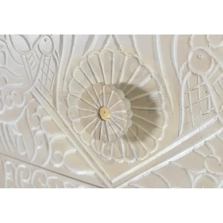 Sinfonier Bali madera de mango lacado blanco marfil 4 cajones con guías metálicas y cierre suave 60x40x121cm - Giner y Colomer - 2416GYC - foto-secundaria-3