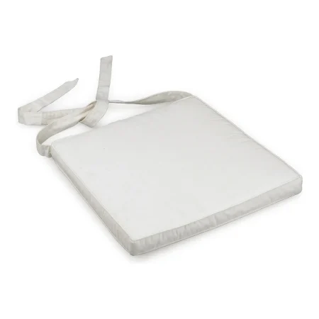 Cojín para silla combinable Mónica desenfundable 100% poliéster - Moycor - 24364MYC - foto-blanco