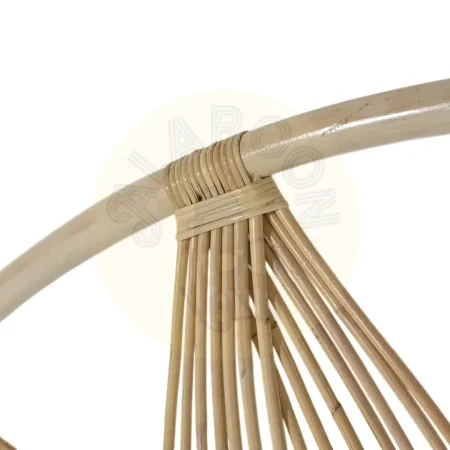 Cabecero Surat de rattan natural trenzado artesanal estilo boho 165x3x140cm - Giner y Colomer - 2436GYC - foto-secundaria-1