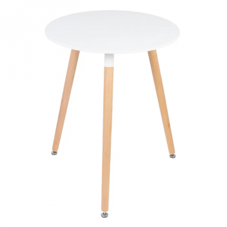 MESA COMEDOR BLANCO DM-MADERA 60 X 60 X 74 CM IXIA