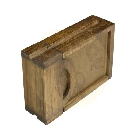 Aparador en mindi madera maciza con 7 cajones 2 puertas y cajón secreter accesorios de bronce 120x40x180cm - Moycor - 30014MYC - foto-secundaria-7