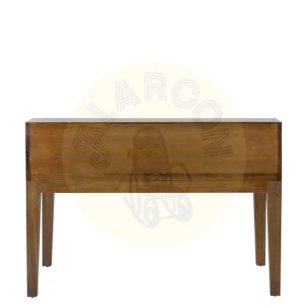 Escritorio Star de mindi 6 cajones 1 oculto bandejas laterales doble altura 125x70x78cm - Moycor - 30147MYC - foto-secundaria-4