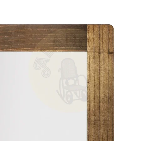 Espejo Flash en madera de mindi hecho a mano estructura en madera maciza con sistema de anclaje - Moycor - 301519MYC - foto-secundaria-1