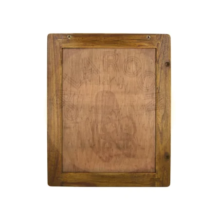 Espejo Flash en madera de mindi hecho a mano estructura en madera maciza con sistema de anclaje - Moycor - 301519MYC - foto-secundaria-2