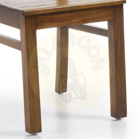 Silla de madera de mindi con estructura maciza 45x46x98cm - Moycor - 301562MYC - foto-secundaria-3
