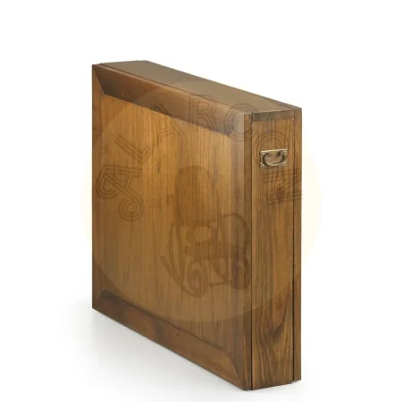 Mesa auxiliar plegable artesanal de mindi con alas abatibles 165x90x78cm - Moycor - 30167MYC - foto-secundaria-1