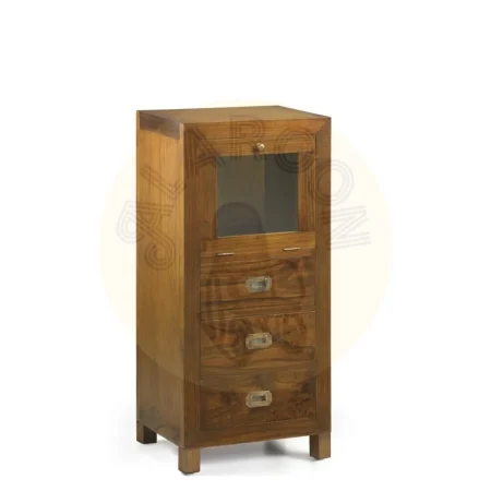 Mueble auxiliar Combi madera de mindi 45x35x90cm - Moycor - 301905MYC - foto-secundaria-4