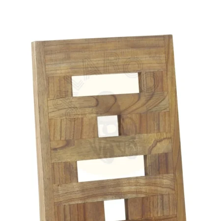 Silla de madera de mindi con estructura maciza 45x55x100cm - Moycor - 302004MYC - foto-secundaria-2
