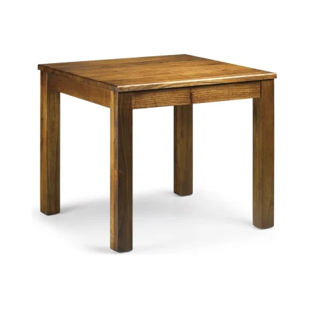 Mesa de comedor en mindi con estructura maciza 90x90x78cm - Moycor - 30228MYC - foto-blanco
