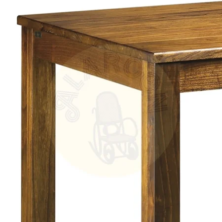 Mesa de comedor en mindi con estructura maciza 90x90x78cm - Moycor - 30228MYC - foto-secundaria-2