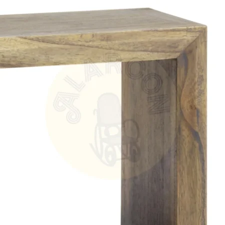 Estante artesanal en madera de mindi 40x20x40cm - Moycor - 303037MYC - foto-secundaria-2