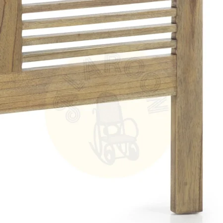 Cabecero en mindi con barrotes horizontales y verticales colección MERAPI 100x4x135cm - Moycor - 303042MYC - foto-secundaria-3