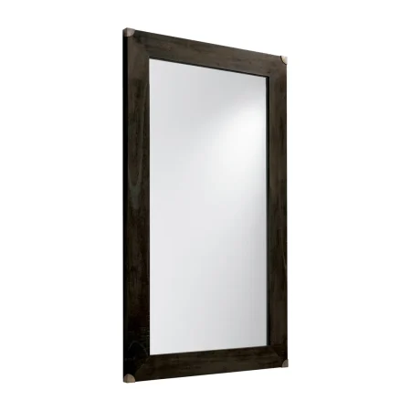 Espejo industrial hecho a mano con estructura en madera maciza - Moycor - 306012MYC - foto-blanco