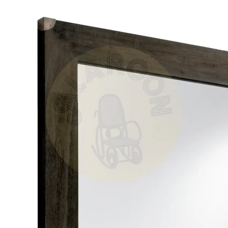 Espejo industrial hecho a mano con estructura en madera maciza - Moycor - 306012MYC - foto-secundaria-1