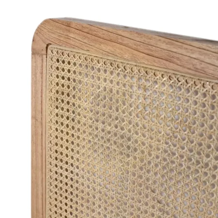Cabecero Vexia en ratán natural trenzado diseño ligero decorativo estilo boho y mediterráneo 150x4x90cm - Giner y Colomer - 5895GYC - foto-secundaria-1