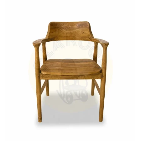 Silla Malta madera maciza de teca 53x58x301.85cm - Moycor - 598103MYC - foto-secundaria-1