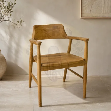 Silla Malta madera maciza de teca 53x58x301.85cm - Moycor - 598103MYC - foto-secundaria-3