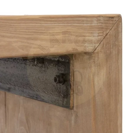 Mesa de comedor natural en madera de pino 200x100x76cm - Ixia - 601234IX - foto-secundaria-3