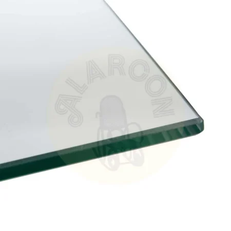 Mesa de comedor negra con sobre de cristal templado y estructura metálica con patas de haya 140x80x75cm - Ixia - 601312IX - foto-secundaria-3