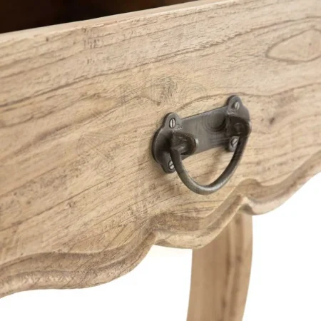 Mesita de dormitorio en madera de mindi natural con cajón 58x43x70cm - Ixia - 601425IX - foto-secundaria-5