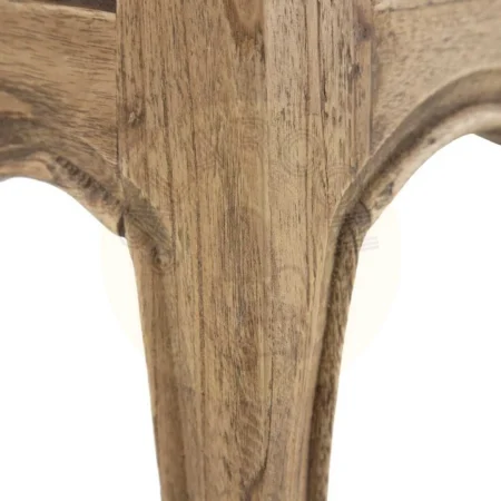 Mesita de noche natural en madera de mindi 40x30x72cm - Ixia - 601429IX - foto-secundaria-5