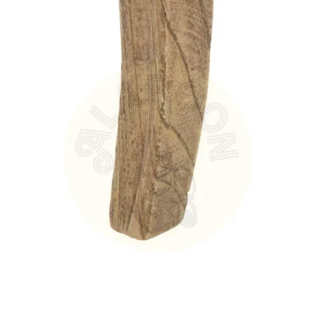 Mesita de noche natural en madera de mindi 40x30x72cm - Ixia - 601429IX - foto-secundaria-6