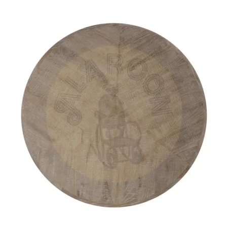 Mesa de centro negra en madera de olmo y hierro 80x80x43.50cm - Ixia - 601594IX - foto-secundaria-5