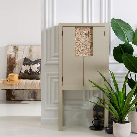ARMARIO "CABINET" TAUPE DM SALÓN 60 X 30 X 130 CM IXIA