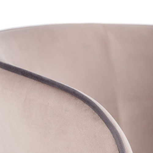 PACK 2 SILLAS TERCIOPELO TEJIDO-METAL 62 X 50 X 76 CM IXIA