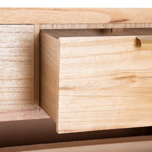 ZAPATERO NATURAL MADERA-RATÁN 80 X 30 X 107 CM IXIA