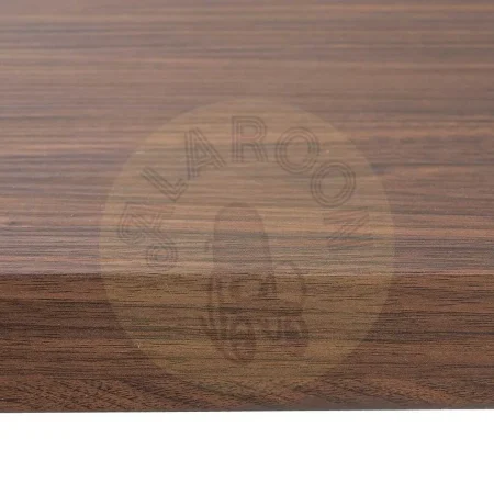 Mesa de comedor marrón y negro en madera DM 40mm y metal 160x90x76cm - Ixia - 603298IX - foto-secundaria-1