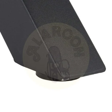 Mesa de comedor marrón y negro en madera DM 40mm y metal 160x90x76cm - Ixia - 603298IX - foto-secundaria-5