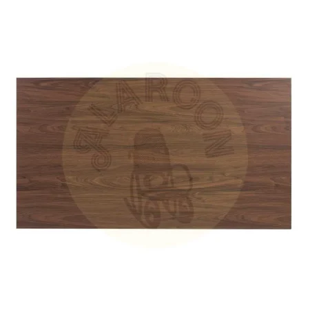 Mesa de comedor marrón y negro en madera DM 40mm y metal 160x90x76cm - Ixia - 603298IX - foto-secundaria-6