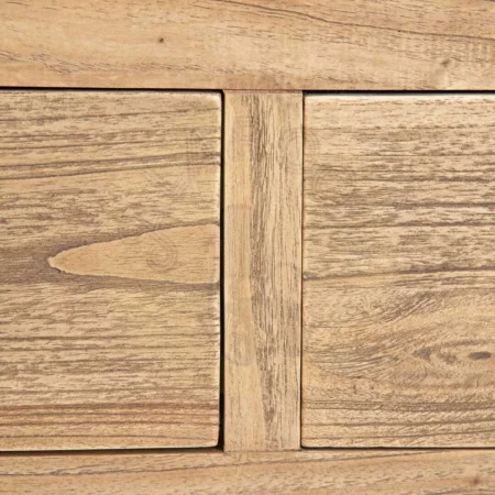 Consola de entrada en madera de mindi acabado natural 100x35x85cm - Ixia - 603817IX - foto-secundaria-4