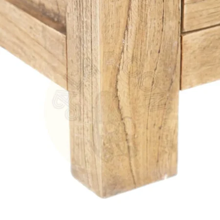 Mesita de dormitorio natural en madera de mindi con cajón 45x35x50cm - Ixia - 603824IX - foto-secundaria-7