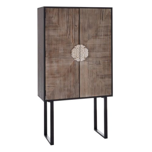 ARMARIO MARRÓN OSCURO 90 X 38 X 175 CM IXIA