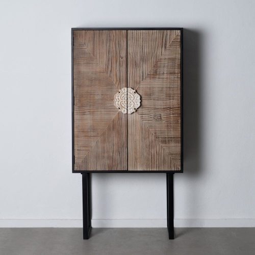 ARMARIO MARRÓN OSCURO 90 X 38 X 175 CM IXIA