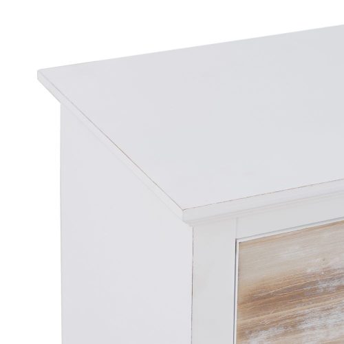 ZAPATERO BLANCO-NATURAL MADERA DE ABETO 85 X 30 X 110 CM IXIA