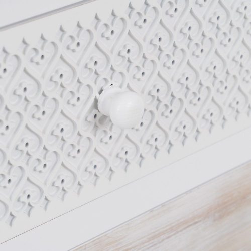 ZAPATERO BLANCO-NATURAL MADERA DE ABETO 85 X 30 X 110 CM IXIA