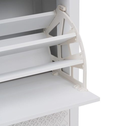 ZAPATERO BLANCO-NATURAL MADERA DE ABETO 85 X 30 X 110 CM IXIA