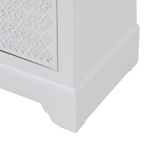 ZAPATERO BLANCO-NATURAL MADERA DE ABETO 85 X 30 X 110 CM IXIA