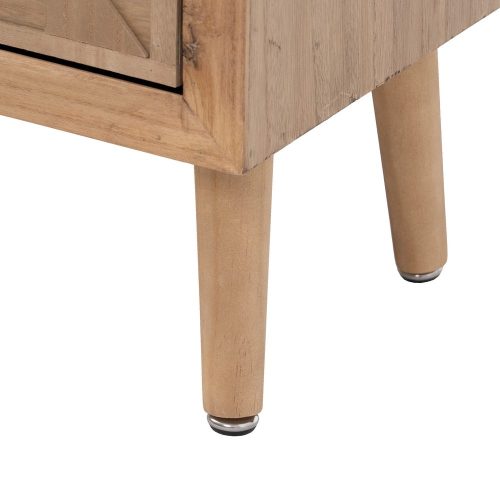 ZAPATERO NATURAL-ORO MADERA PAULONIA 85 X 30 X 110 CM IXIA